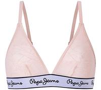 Pepe Jeans Sujetador de Malla para Mujer, Rosa (Nude), XL
