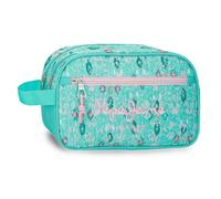 Pepe Jeans Sun Neceser Dos Compartimentos Adaptable Turquesa Verde 26x16x12 cm Poliéster 4,99L by Joumma Bags