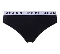 Pepe Jeans Tanga con Logotipo para Mujer, Negro (Negro), XL