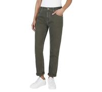 Pepe Jeans Tapered High Waist, Pantalones, Mujer, Verde (Olivine Green), 26W / 32L