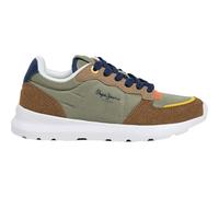 Pepe Jeans Teagan Bass B Sneak, Verde (Verde Oliva Oscuro), 13.5 UK