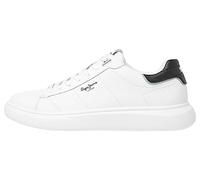 Pepe Jeans Zapatillas de Piel Eaton Basic Blanco