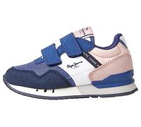 Pepe Jeans Tenis London Classic Gk para niña, Azul Marino, 41 1/3 EU