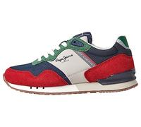 Pepe Jeans Tenis London Forest B para niño, Red, 33 EU