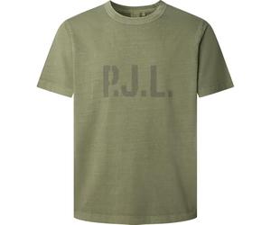 Pepe Jeans THYSSEN tee - Camiseta para Hombre, Color Verde (Verde Militar), Talla M, Verde (Verde Militar), M