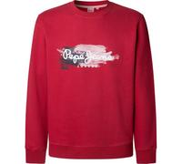 Pepe Jeans Trey Crew Sudadera para Hombre, Rojo (Rugby Red), M, Rojo (Rojo Rugby), M