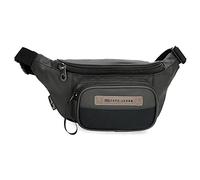 Pepe Jeans Truxton Riñonera con Bolsillo Gris 35x13x5 cms Algodón, Poliéster y PU.
