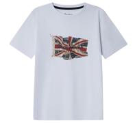 Pepe Jeans Union Jack tee Camiseta, Blanco (Blanco), 8 años para Niños