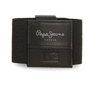 Pepe Jeans United Tarjetero Negro 8,5X5 cms Piel