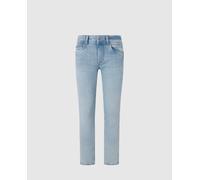 Pepe Jeans Single Button Slim Low Waist, Jeans, Mujer, Azul (Denim-xw4), 28W / 32L
