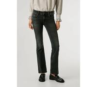 PEPE JEANS Vaqueros flare de tiro bajo PIMLICO. Color Negro profundo