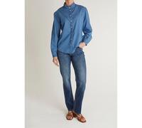 PEPE JEANS Vaqueros rectos, talla estándar, MARY. Color Authentic royal blue