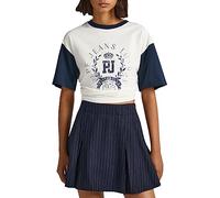 Pepe Jeans Verneta T-Shirt, Blanco (Mousse), L para Mujer