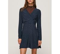 Pepe Jeans Vestido corto estilo skater con cuello en pico. default 40/L