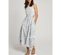 Pepe Jeans Vestido de mujer largo tirantes. Blanco hielo 38/S