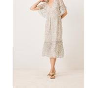 PEPE JEANS May Vestido, Ecru, M para Mujer