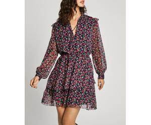 Pepe Jeans Vestido de mujer mini volantes. Rojo 4/L