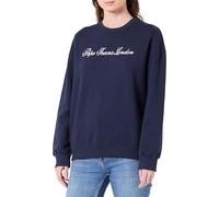 Pepe Jeans W Basic Crew Sudadera, Azul (Azul Marino), L para Mujer