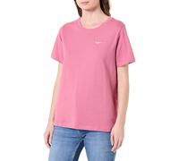 Pepe Jeans W Basic Logo Camiseta, Rosa (Rosa Pizarra), M para Mujer