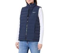 Pepe Jeans W Light Puffer Vest Chaqueta, Azul Marino, M para Mujer
