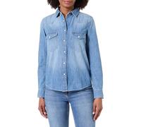 Pepe Jeans W Shirt Camisa, Azul (Denim-zy7), L para Mujer