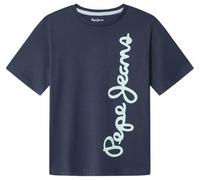 Pepe Jeans Waldo Camiseta, Azul (Marino), 8 años para Niños