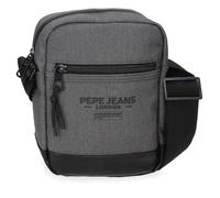 Pepe Jeans Waltford Bandolera Pequeña Gris 15x19,5x6 cms Piel Sintética y Poliéster by Joumma Bags