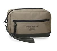 Pepe Jeans Waltford Bolso de Mano Beige 24,5x15x6 cms Poliéster con Detalles en Piel Sintética by Joumma Bags
