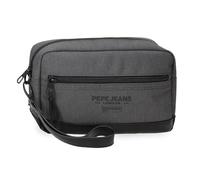 Pepe Jeans Waltford Bolso de Mano Gris 24,5x15x6 cms Piel Sintética y Poliéster by Joumma Bags