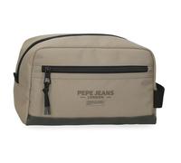 Pepe Jeans Waltford Nececer Adaptable Beige 25x15x12 cms Poliéster con Detalles en Piel Sintética by Joumma Bags