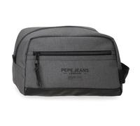 Pepe Jeans Waltford Nececer Adaptable Gris 25x15x12 cms Piel Sintética y Poliéster by Joumma Bags
