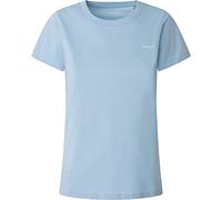 Pepe Jeans Wendy Chest T-Shirt, Azul (Bay), L para Mujer