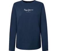 Pepe Jeans Wendys LS T-Shirt, Azul (Dulwich), XS para Mujer