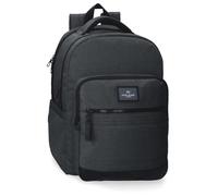 Pepe Jeans Whitton Mochila para Portátil 15,6 Pulgadas Negro 31x44x15 cms Piel Sintética y Poliéster by Joumma Bags
