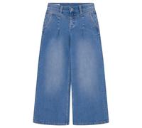 Pepe Jeans Wide Leg Jeans Hw Pleat Jr Niña, Azul (Denim), 6 Años