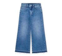 Pepe Jeans Wide Leg Jeans Undone Hw Jr Niña, Azul (Denim), 12 Años