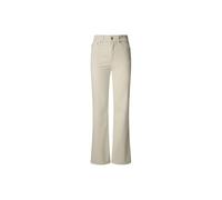 Pepe Jeans Willa - Pantalón de Pana Acampanado de Cintura Alta para Mujer, Color Beige (Blanco ostra), 33 W/32 L, Beige (Oyster White), 33W / 32L