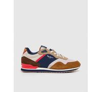 PEPE JEANS London Life M, Zapatilla Unisex Adulto, Tobacco, 43 EU