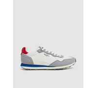 Pepe Jeans Natch Basic M, Zapatillas para Hombre, Blanco (White), 8
