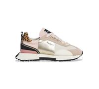 Pepe Jeans Zapatillas de Piel Archer Wilder Beige