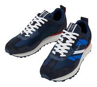 Pepe Jeans Zapatillas de Piel Combinadas Foster Marino