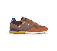 Pepe Jeans Zapatillas de Piel London Brick marrón