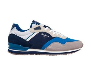 Pepe Jeans Zapatillas de Piel London Link Gris