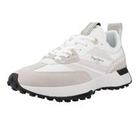 Pepe Jeans Zapatillas de Piel Lucky Print Blanco
