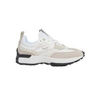 Pepe Jeans Zapatillas de Piel Lucky Print Blanco, 37 EU
