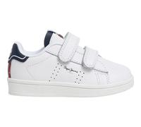 Pepe Jeans Zapatillas de Piel Player Air BK Blanco