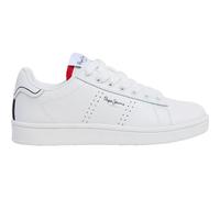 Pepe Jeans Zapatillas de Piel Player Basic Blanco