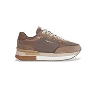 Pepe Jeans Zapatillas de Piel Rusper Glam marrón