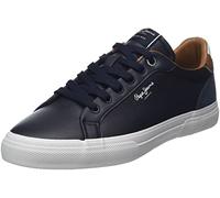 Pepe Jeans Zapatillas de Piel Tribunal De Kenton Marino