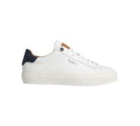 Zapatillas de piel para hombre Pepe Jeans PMS30930 WHITE 46